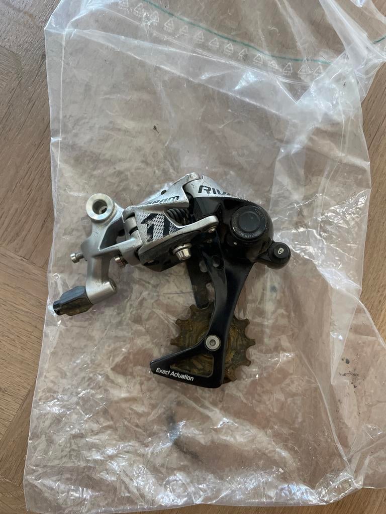 GRATIS: SRAM Rival Derailleur - Gebruikt, Fietsen en Brommers, Fietsonderdelen, Gebruikt, Derailleur of Ketting, Aluminium, Racefiets
