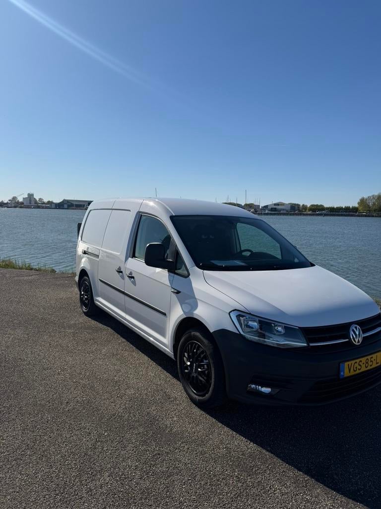 Caddy maxi automaat, Auto's, Volkswagen, Stof, Overige carrosserieën, Wit, Diesel