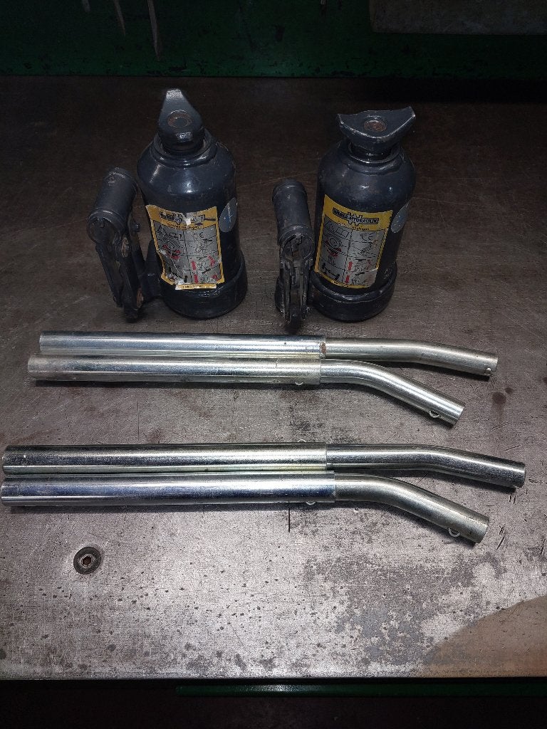 2 Hydraulik krikken 3 Ton, Ophalen of Verzenden, Zo goed als nieuw