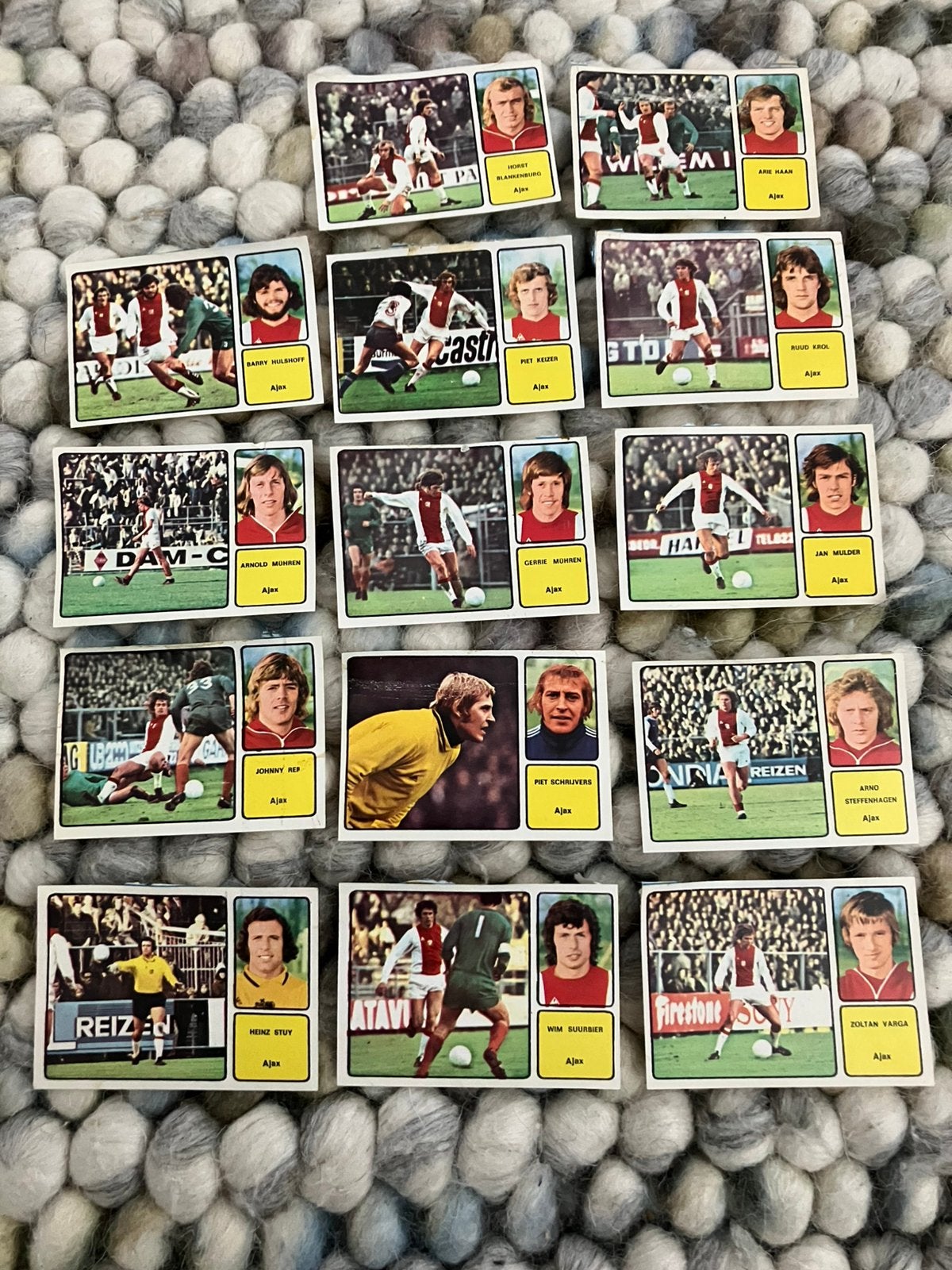 Ajax panini Vanderhout 1974-1975, Verzamelen, Ophalen of Verzenden, Gebruikt, Ajax, Poster, Plaatje of Sticker