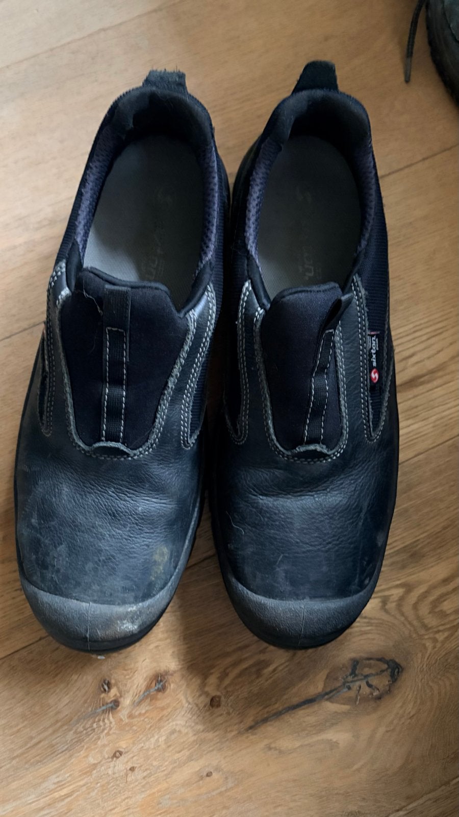 Zwarte werkschoenen, maat 45, Ophalen of Verzenden, Gedragen, Zwart, Werkschoenen