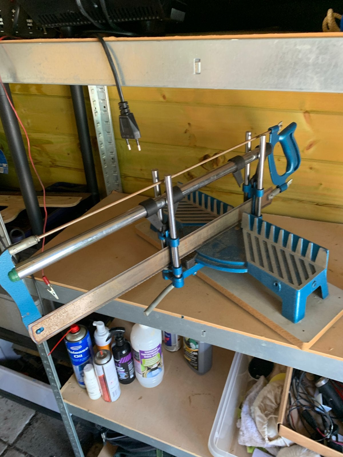 Gebruikte verstekzaag voor houtbewerking, Doe-het-zelf en Verbouw, Gereedschap | Handgereedschap, Ophalen, Gebruikt, Zaag, Overige merken