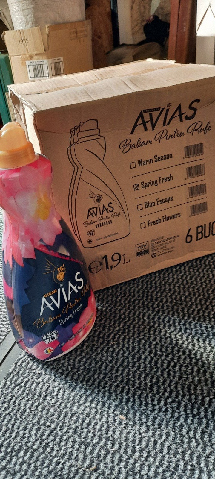 6 stuks Wasverzachter Avias 1,9 liter, Ophalen, Schoonmaakmiddel