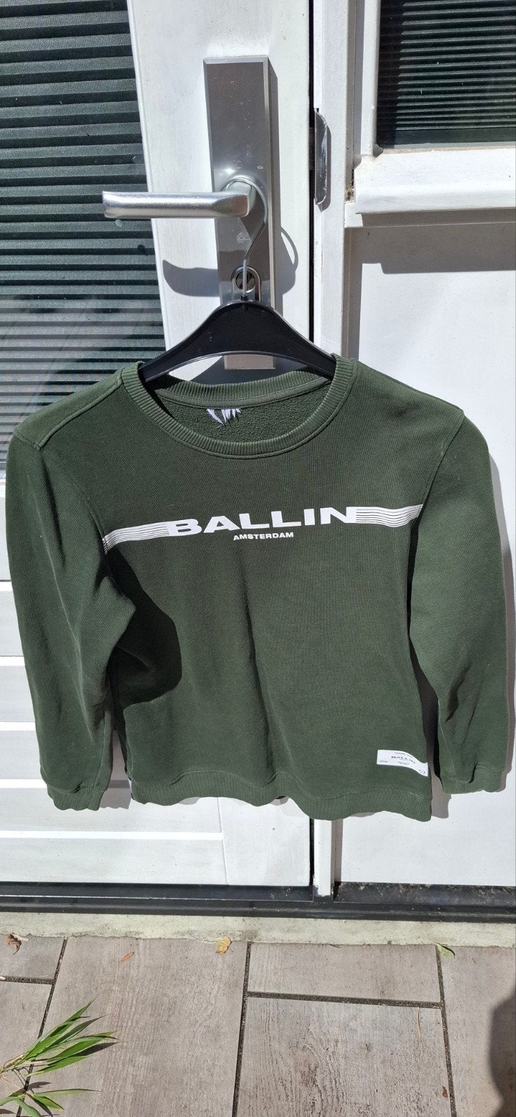 Ballin Amsterdam sweater groen, Ophalen of Verzenden, Gebruikt, Ballin Amsterdam, Jongen