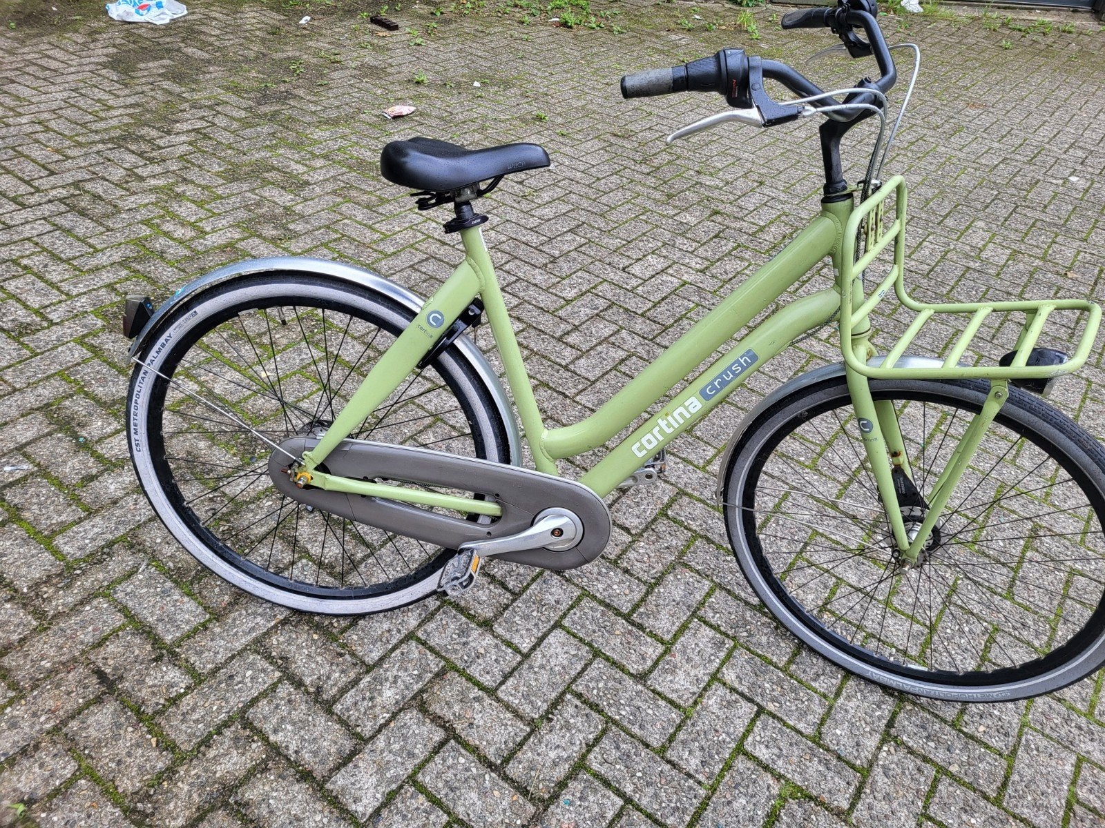 cortina crush damesfiets 28 inch N7 H58, Fietsen en Brommers, Versnellingen, 56 cm of meer, Zo goed als nieuw, Ophalen