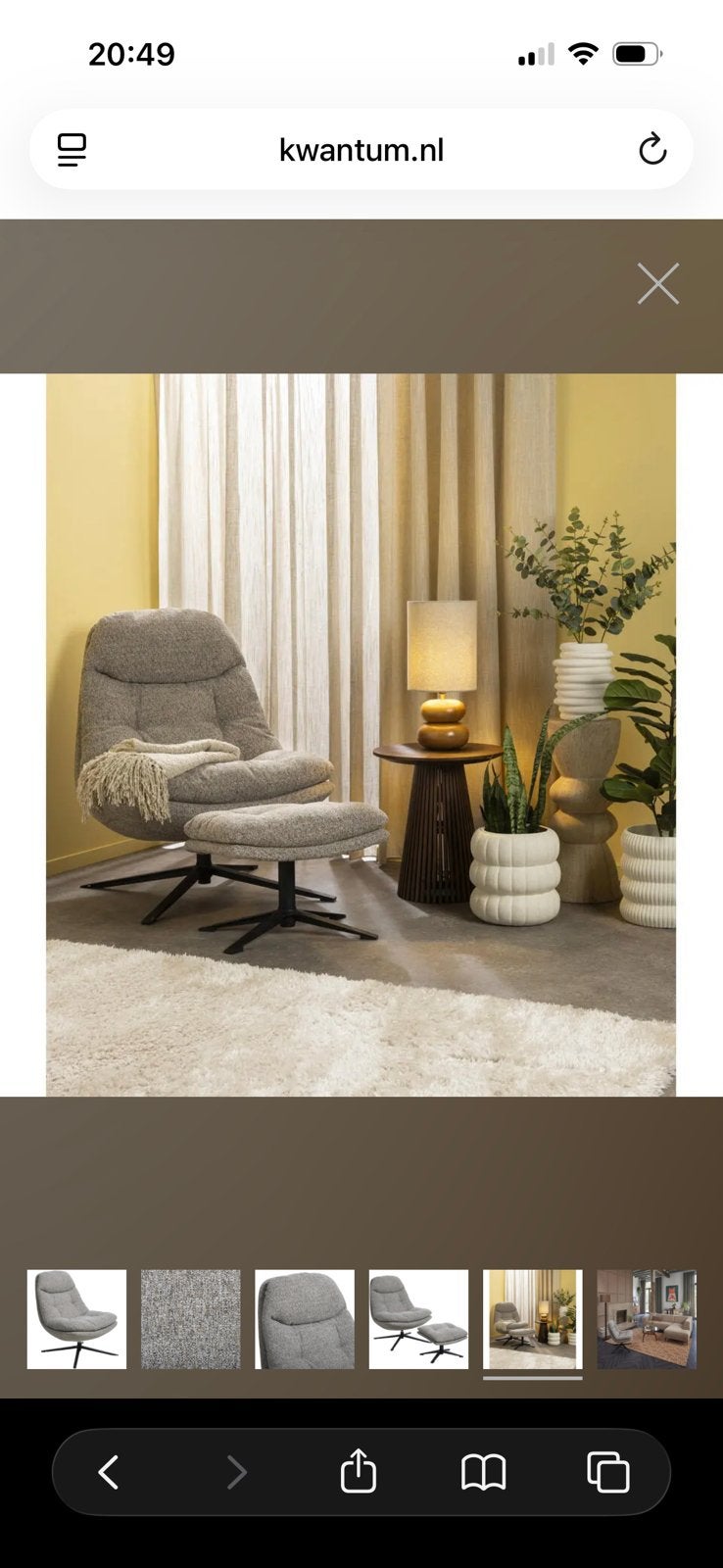 Fauteuil, Ophalen, Zo goed als nieuw, 75 tot 100 cm, 50 tot 75 cm