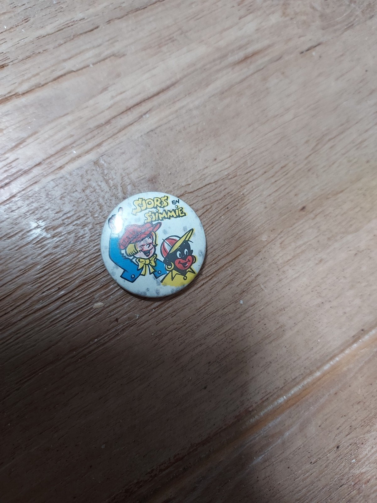 oude button/ speld sjors e sjimmie, Ophalen of Verzenden