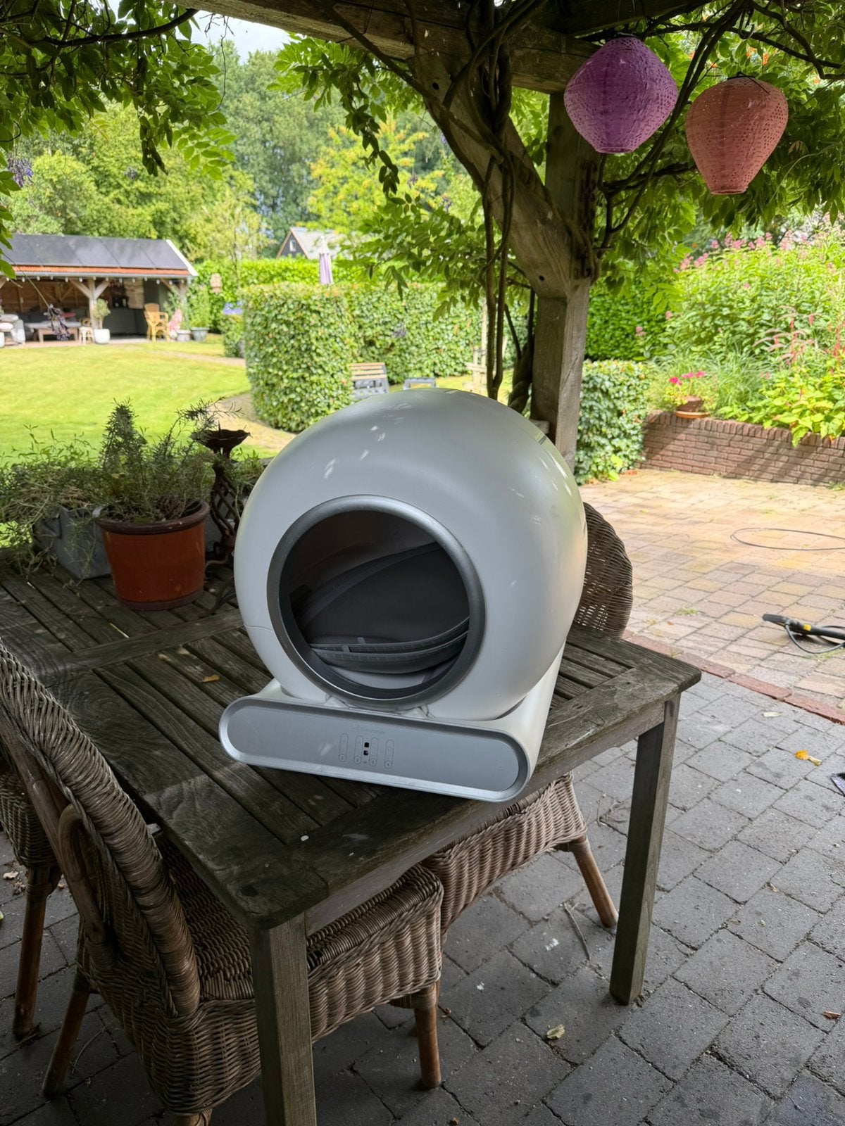 Automatische kattenbak Viervoeter, Dieren en Toebehoren, Kattenbakken, Ophalen, Zelfreinigend, Zo goed als nieuw