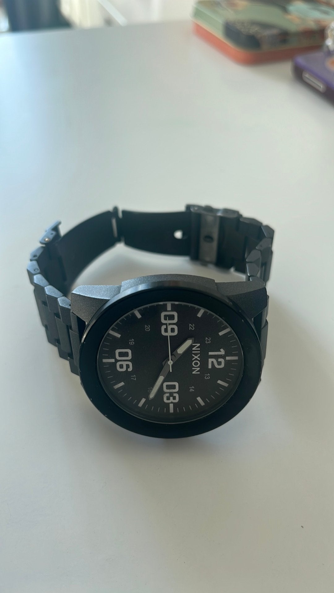 Nixon The Corporal horloge, Sieraden, Tassen en Uiterlijk, Horloges | Heren, Staal, Gebruikt, Staal, Polshorloge
