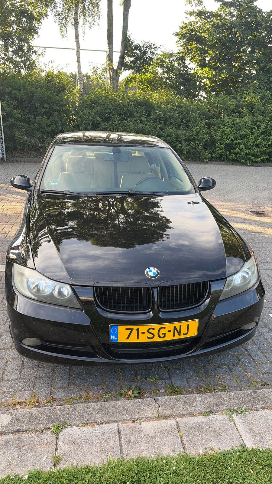 BMW 3-Serie 2.0 I 318 2006 Zwart, Auto's, 4 cilinders, 129 pk, Zwart, 75 €/maand