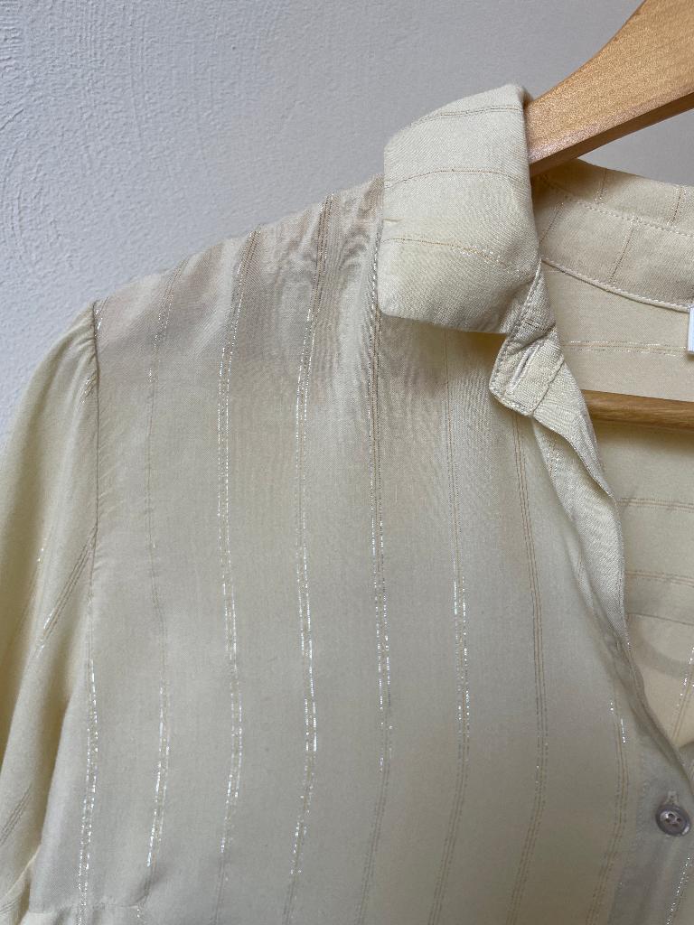 Blouse Alchemist met lurex (zilver & goud), Verzenden, Wit, Nieuw, Maat 36 (S)