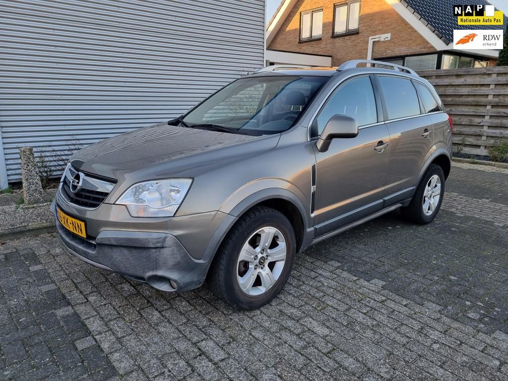 Opel Antara 2.4-16V Enjoy 4WD Airco! Navi! Bj:2007 NAP!, Stoelverwarming, Gebruikt, 4 cilinders, Beige