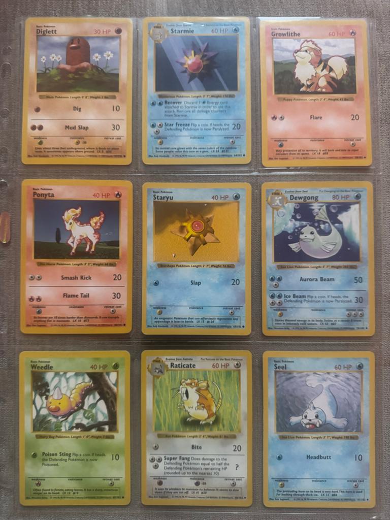 Shadowless Pokémon Kaarten Collectie - Vintage (18 stuks), Ophalen of Verzenden, Zo goed als nieuw, Meerdere kaarten