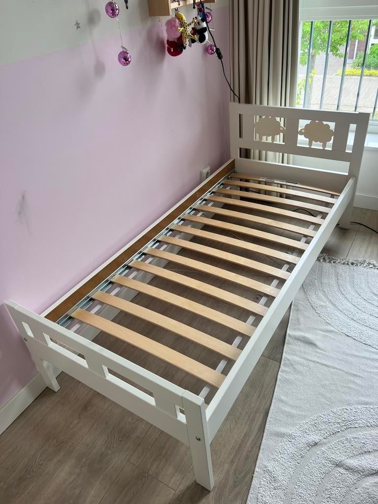 IKEA Kritter peuterbed met lattenbodem, Ophalen, Gebruikt, 70 tot 85 cm, Lattenbodem