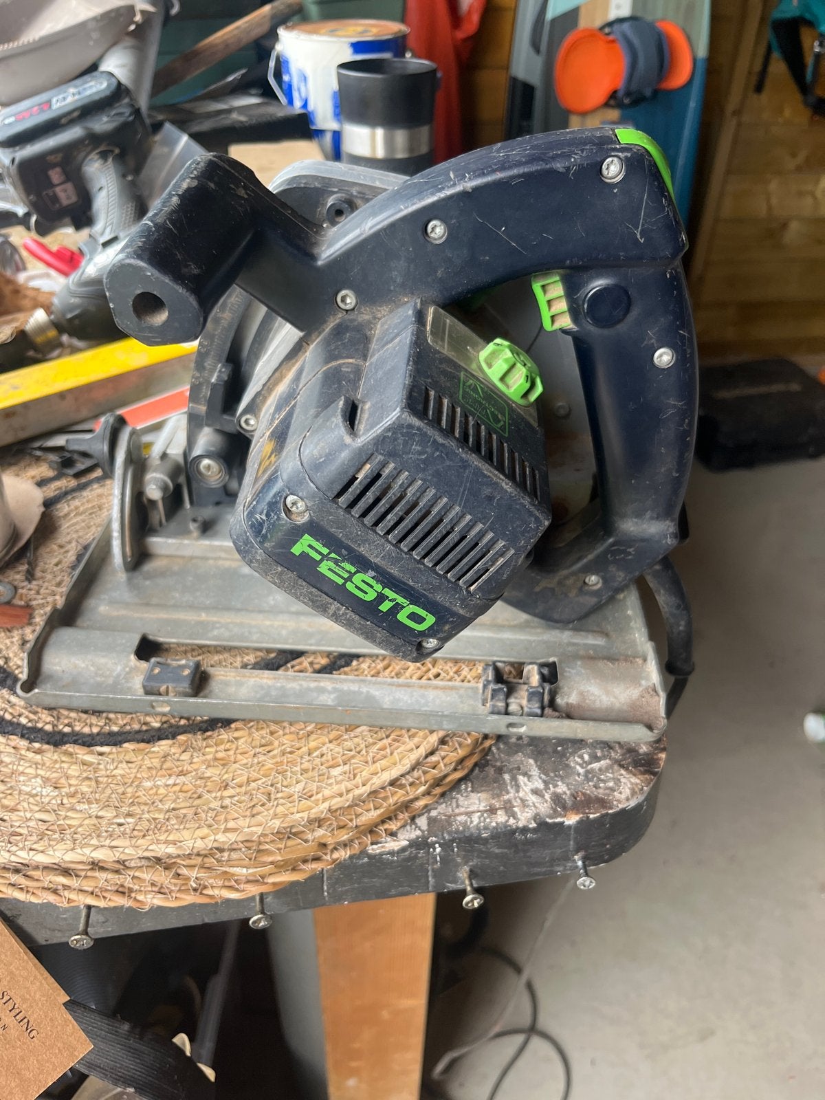Festool invalzaag atf 55, Doe-het-zelf en Verbouw, Ophalen, Gebruikt, Invalzaag, 70 mm of meer