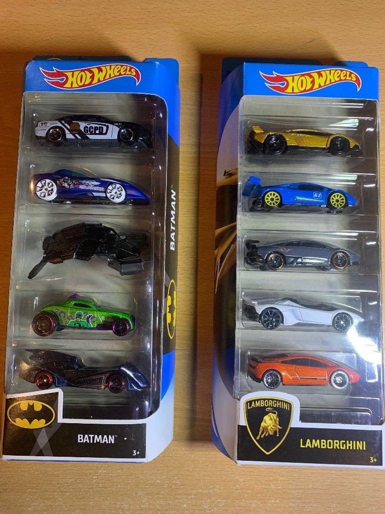 Hot Wheels Batman en Lamborghini set., Ophalen of Verzenden, Nieuw, Handmatig, Hot Wheels