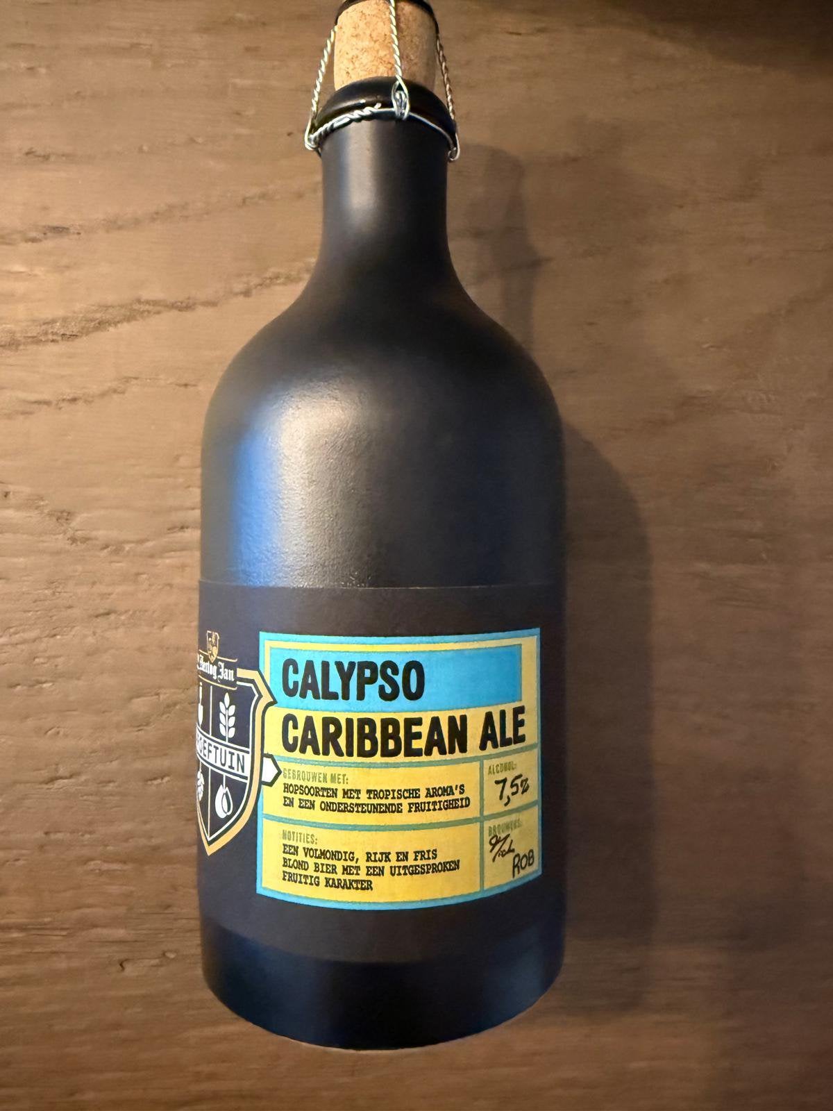 Hertog Jan proeftuin “Calypso Caribbean Ale”, Verzamelen, Verzenden, Zo goed als nieuw, Flesje(s), Hertog Jan