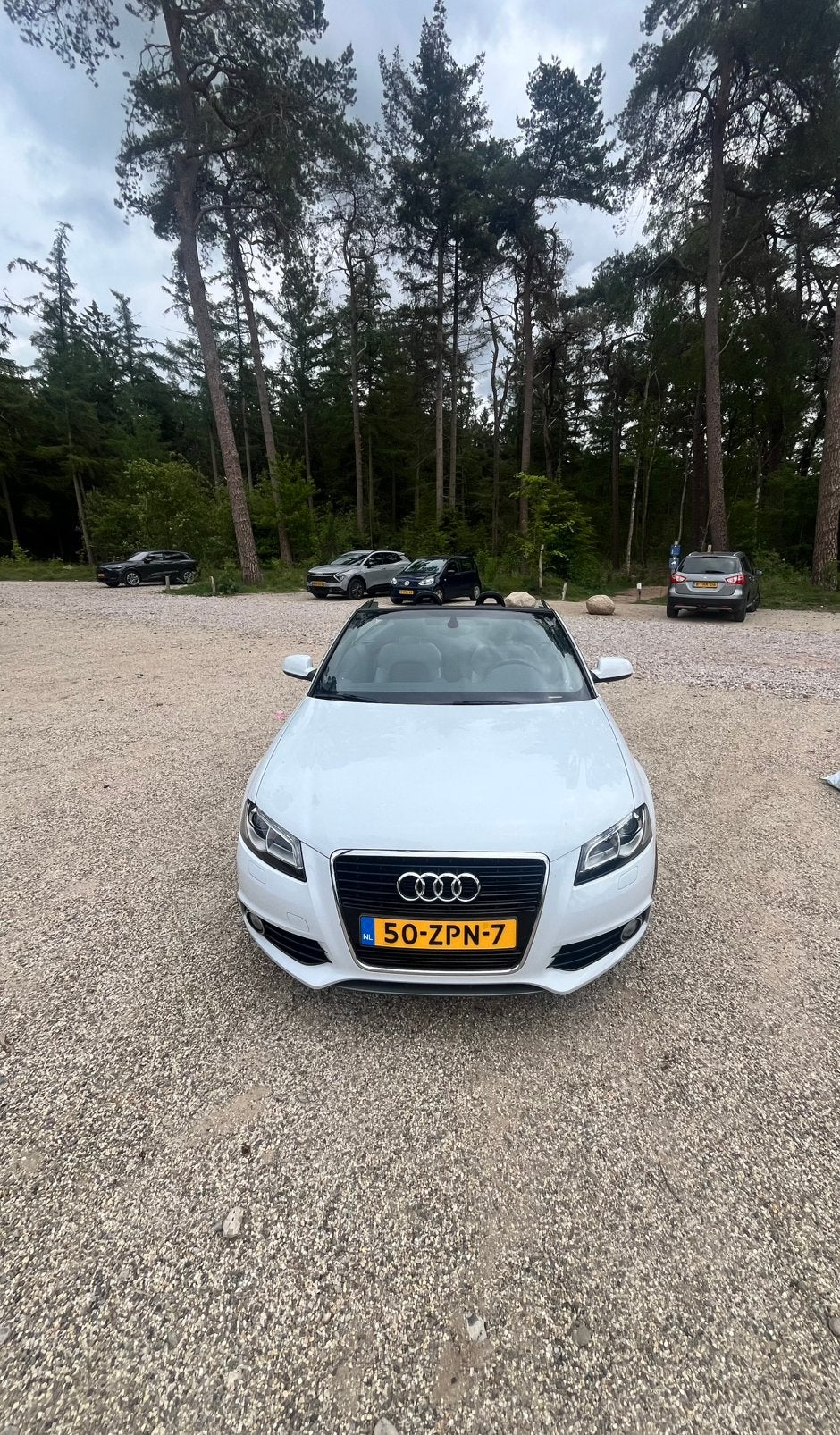 Audi A3 1.4 Tfsi 92KW Cabrio 2013 Wit, Auto's, 125 pk, Zwart, 4 cilinders, Cabriolet