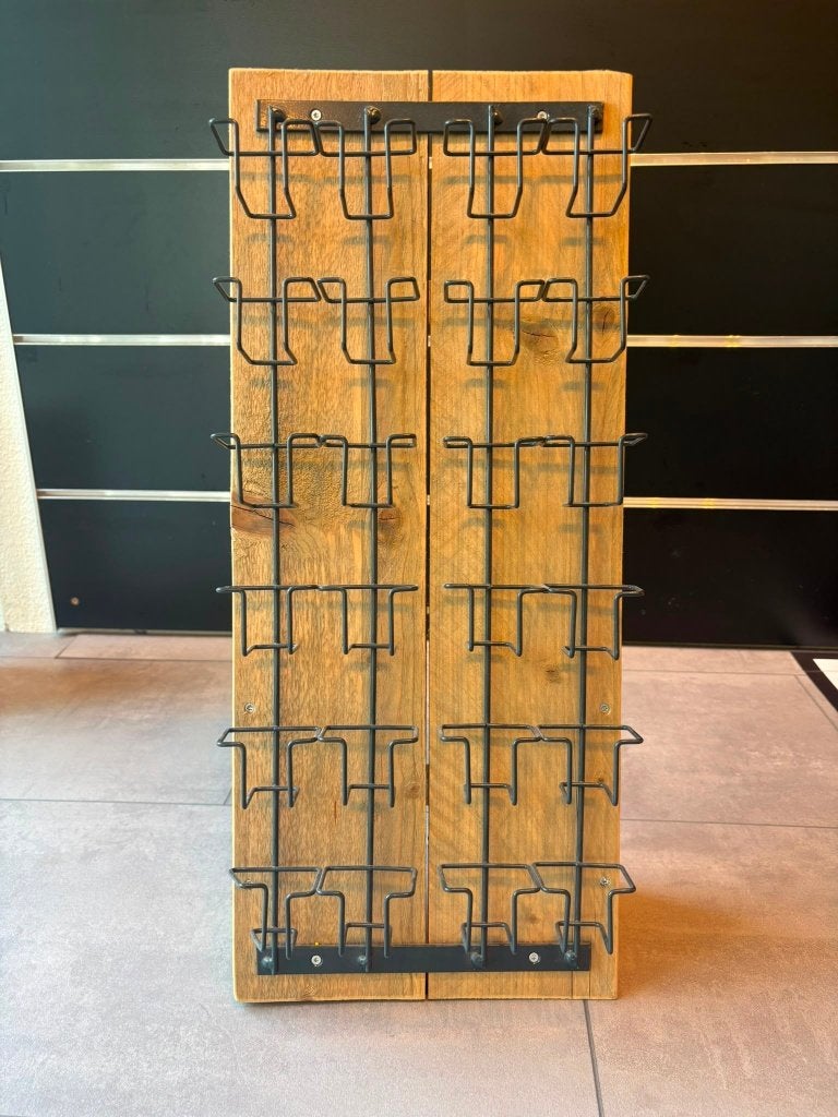 Houten kaartjeshouder, Ophalen, Gebruikt