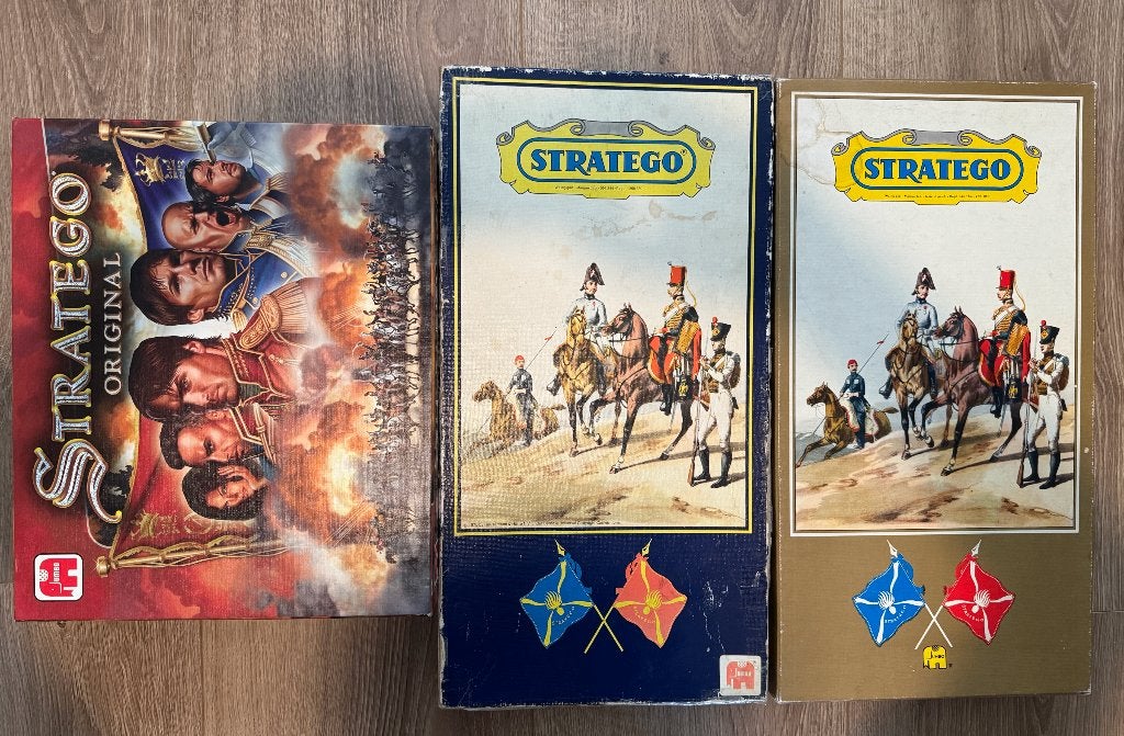 3 versies stratego spelen | modern en vintage, Ophalen, Gebruikt
