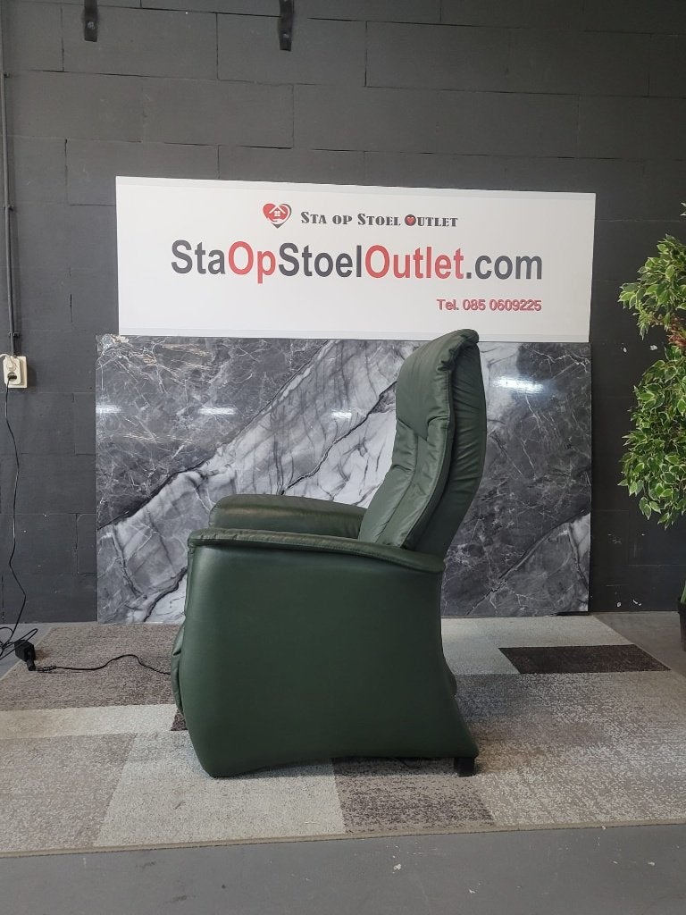 Staopstoel Easysit Leder Groen, Minder dan 75 cm, Leer, Ophalen of Verzenden, Zo goed als nieuw