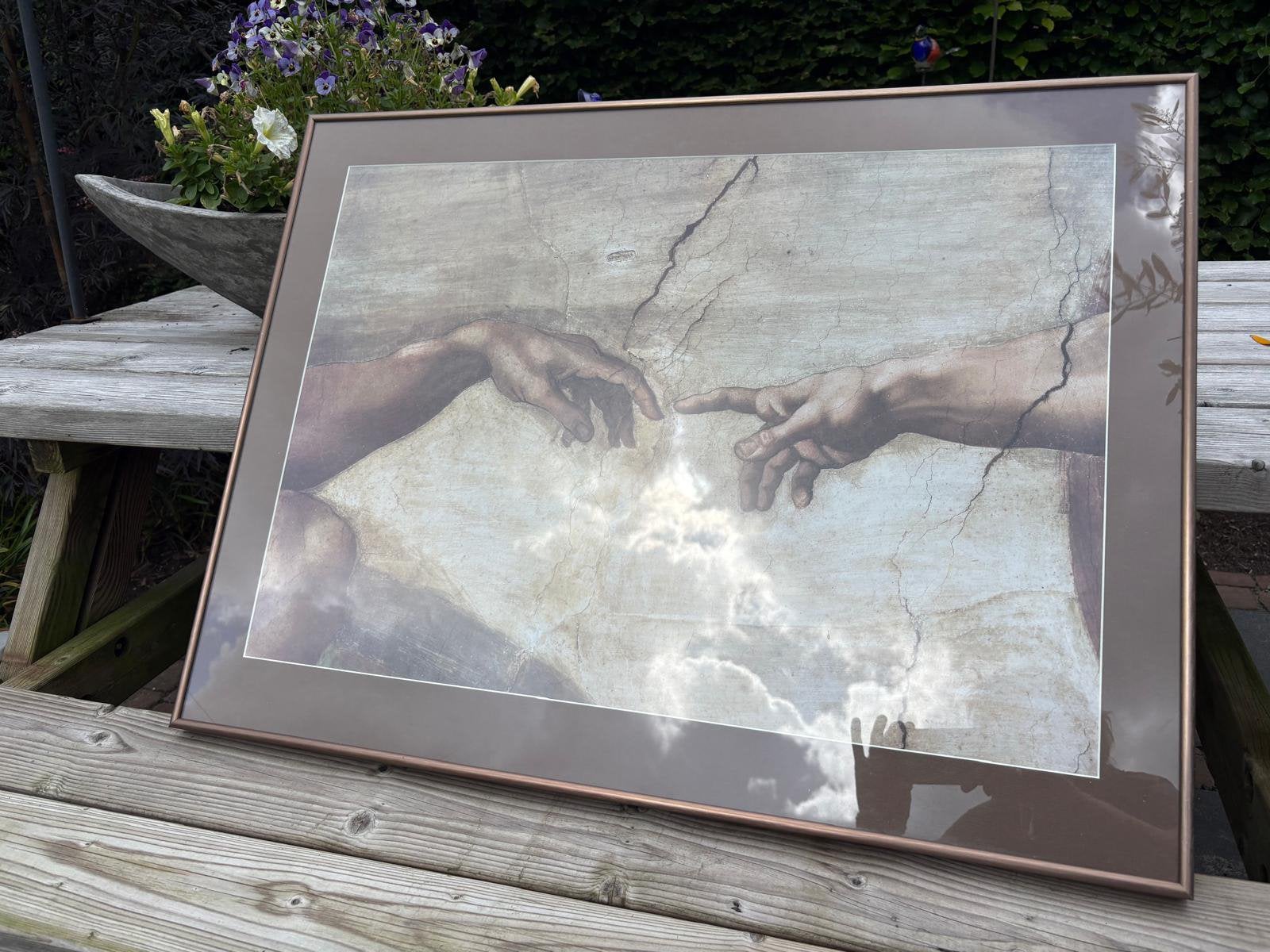 Schilderij 2 vingers, Ophalen, Zo goed als nieuw, Schilderij, 50 tot 75 cm