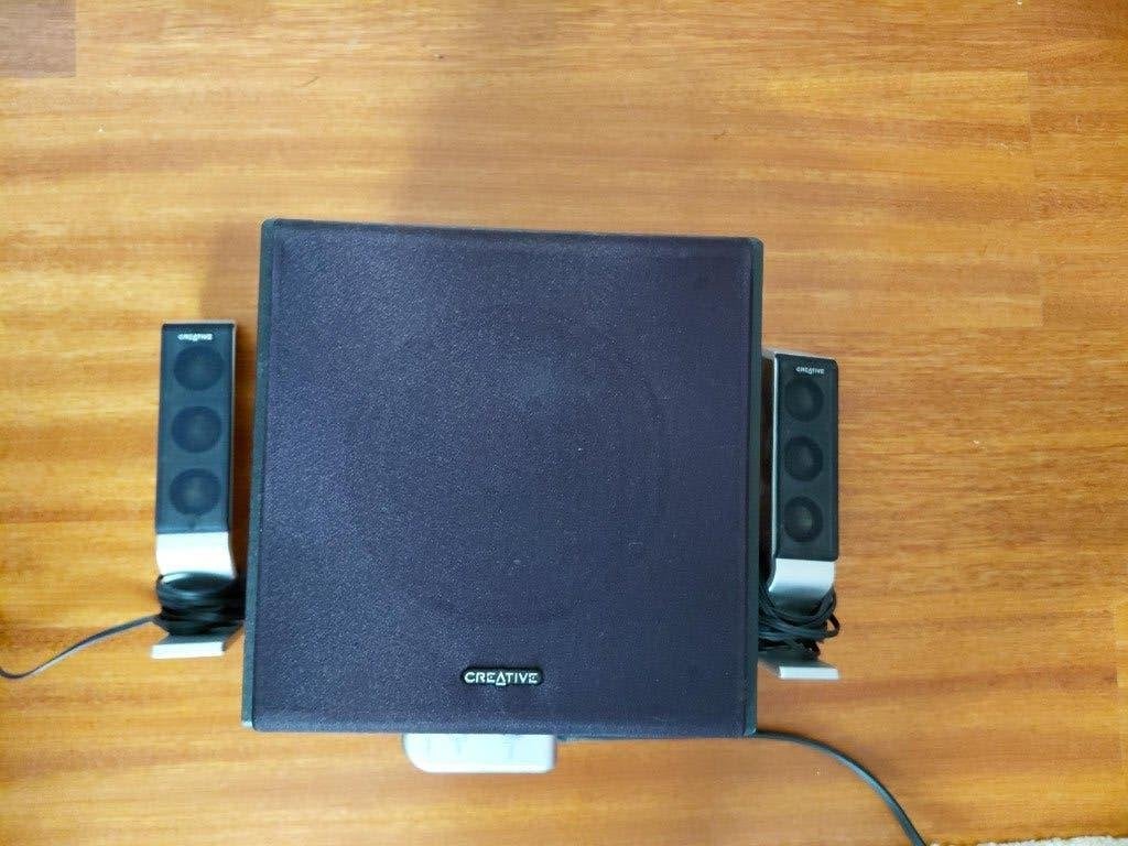 Creative computerspeakers, Ophalen, Gebruikt, Audiokanaal 2.1, Creative