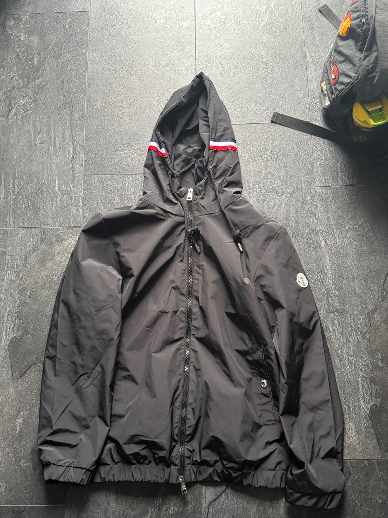 Moncler windbreker (Nieuw), Moncler, Zwart, Ophalen of Verzenden, Zo goed als nieuw