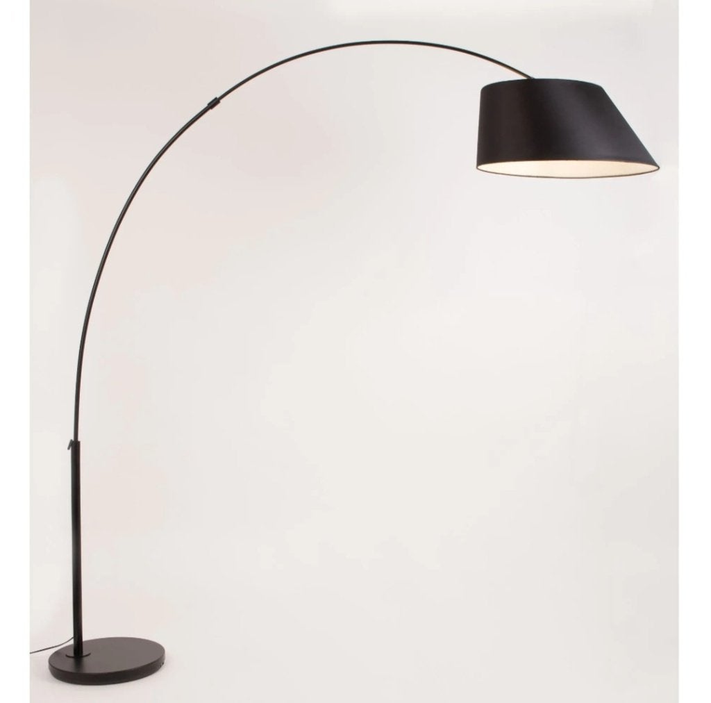 Arc vloerlamp / booglamp zwart van Zuiver, Ophalen, Gebruikt, Metaal, 150 tot 200 cm