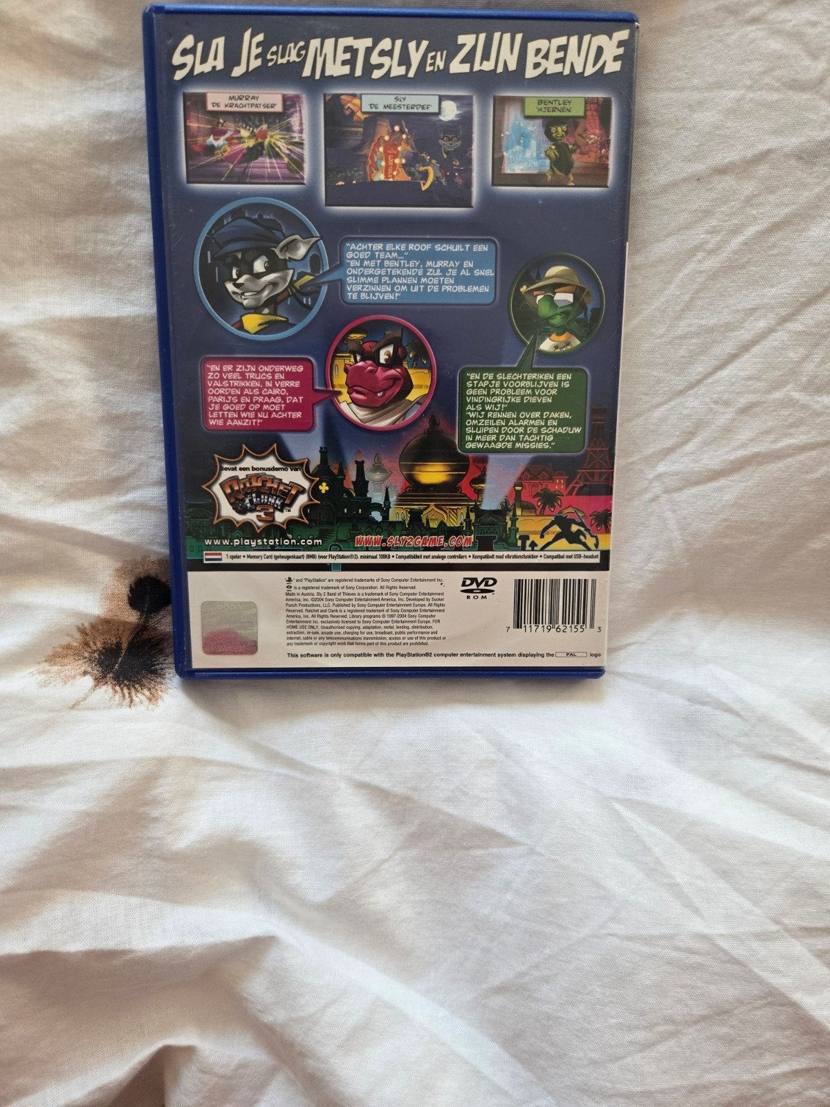 Sly 2: Band of Thieves - PlayStation 2 (PS2), 1 speler, Zo goed als nieuw, Vanaf 3 jaar, Ophalen