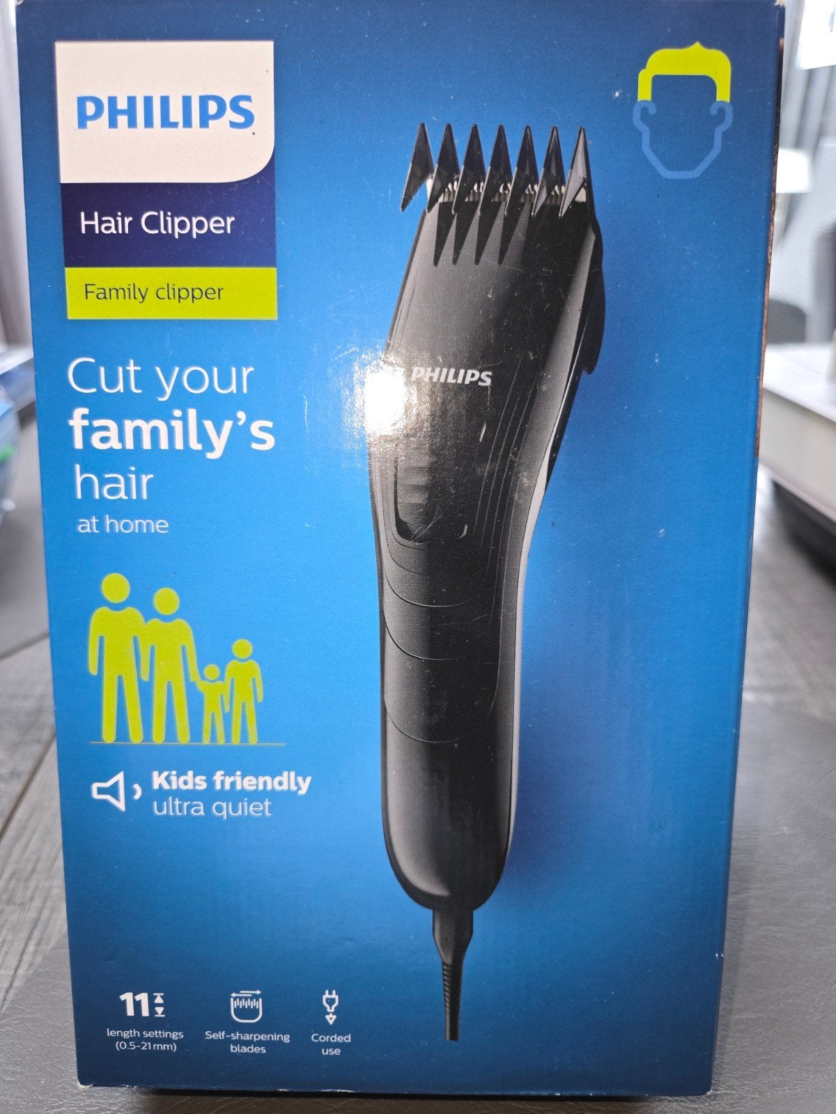 Philips Hair Clipper - Familie tondeuse - Nieuw in doos, Ophalen of Verzenden, Nieuw, Haarverzorging