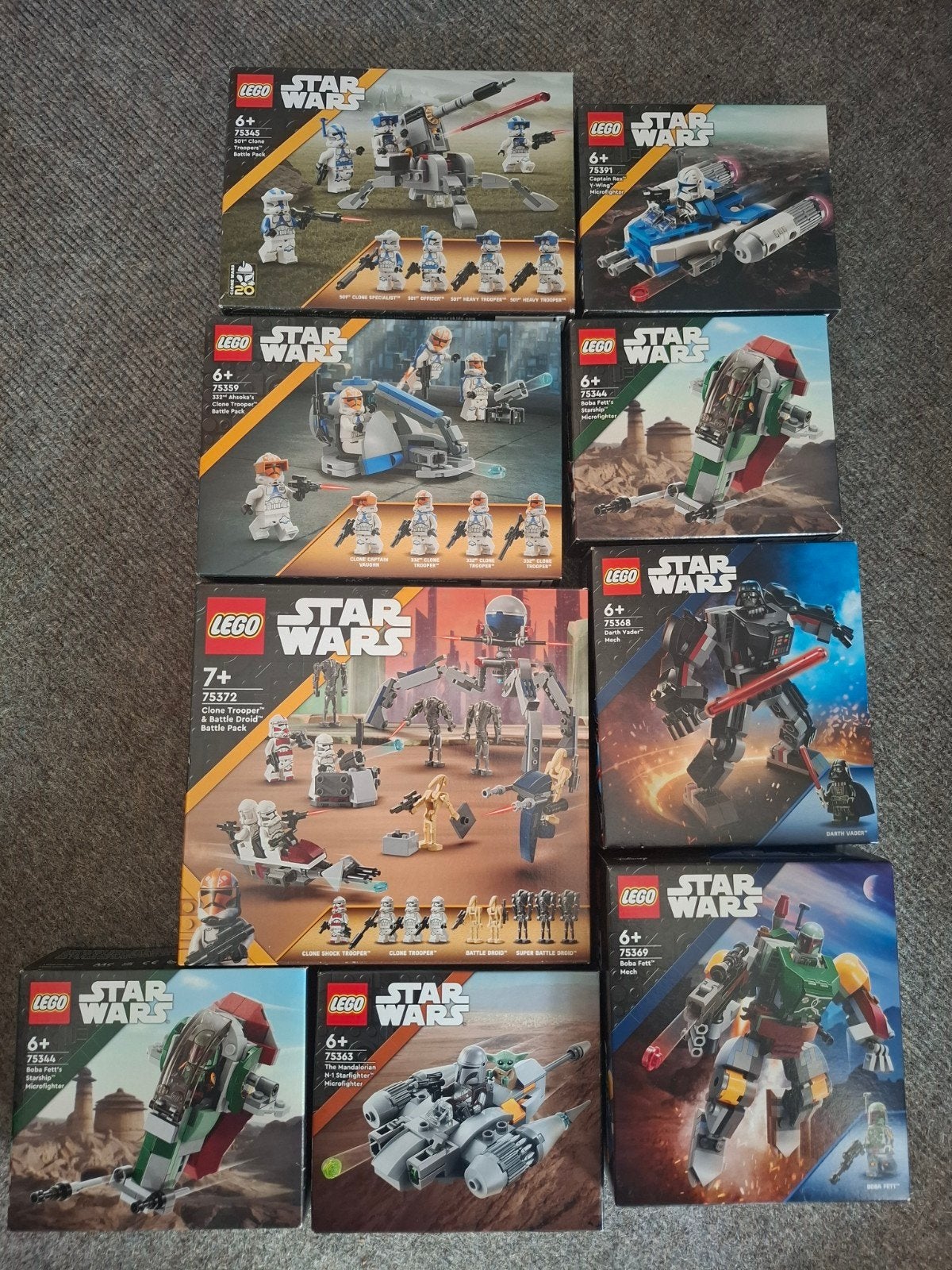 Diverse nieuwe LEGO Star Wars sets - ook los te koop, Ophalen of Verzenden, Nieuw