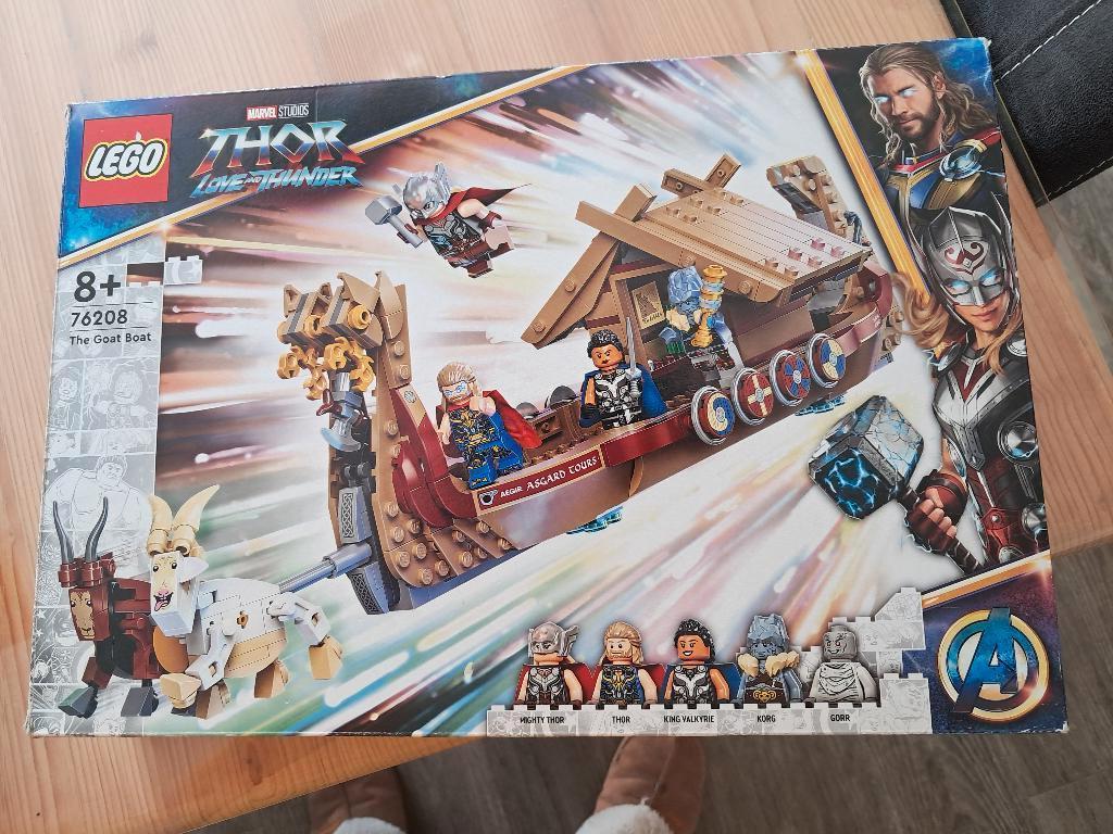 lego 76208 Thor geitenschip, Ophalen of Verzenden, Zo goed als nieuw, Complete set, Lego