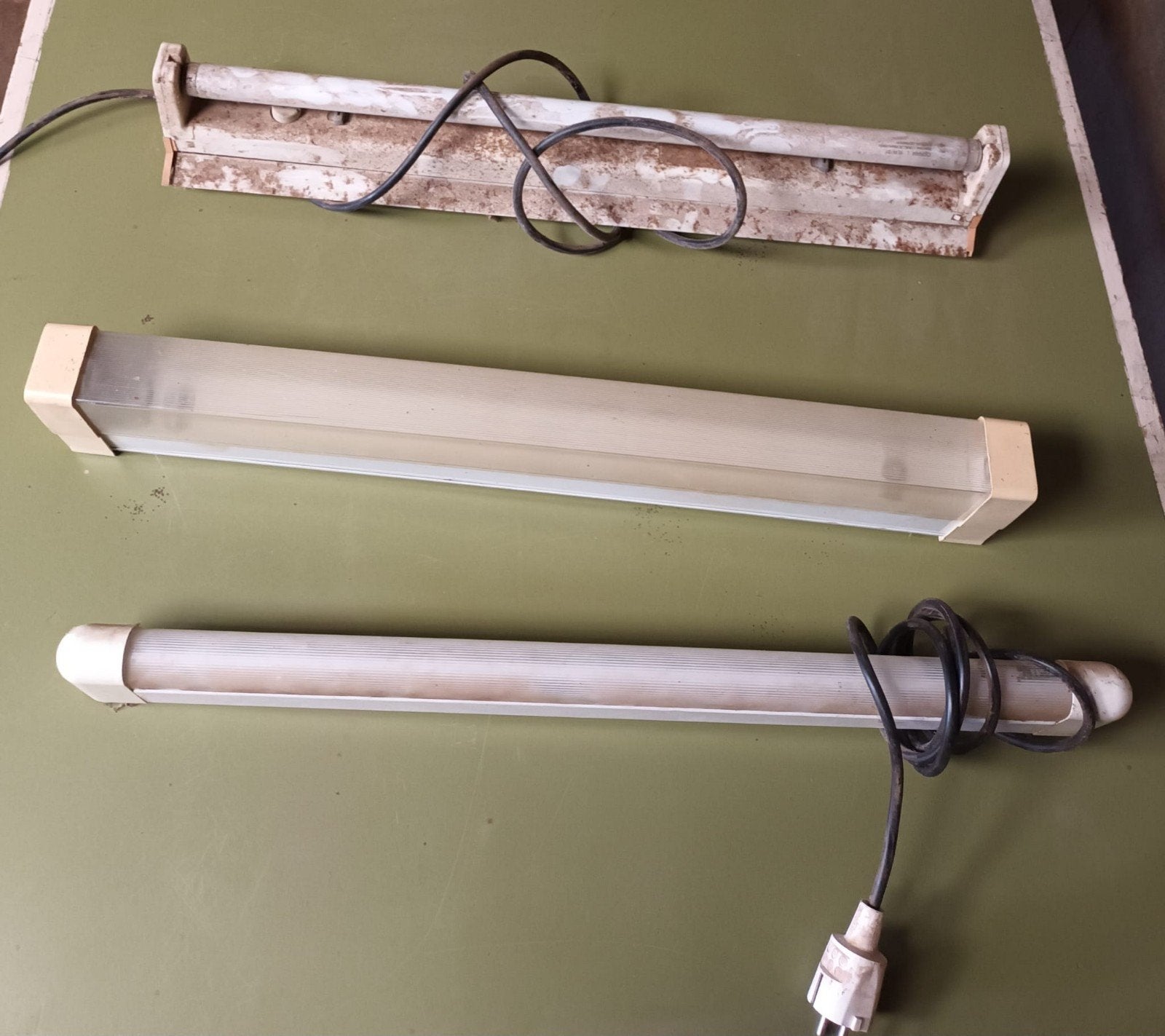 TL lampen, Ophalen