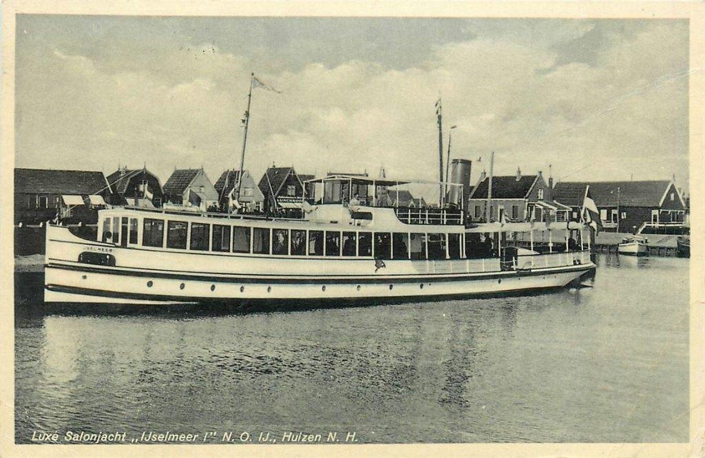 701-322-013 Huizen  Salonjacht Ijselmeer, Verzenden, Voor 1920, Noord-Holland