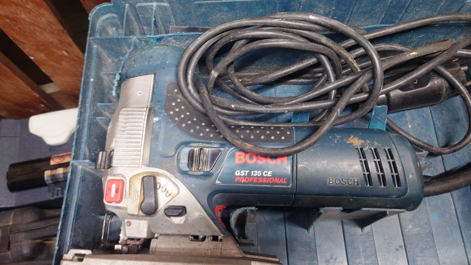 Bosch GST 135 CE Professional Decoupeerzaag in Koffer, Ophalen of Verzenden, Gebruikt, Decoupeerzaag, Bosch