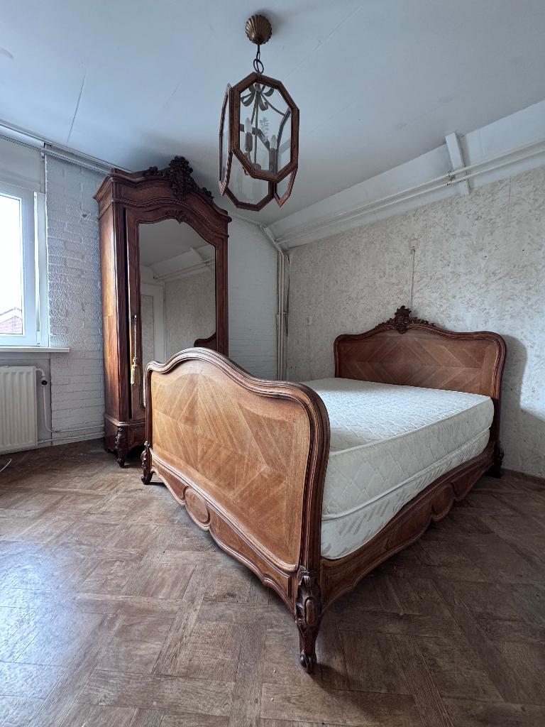 Antiek bed Louis XV stijl zonder spiraal, Antiek en Kunst, Ophalen