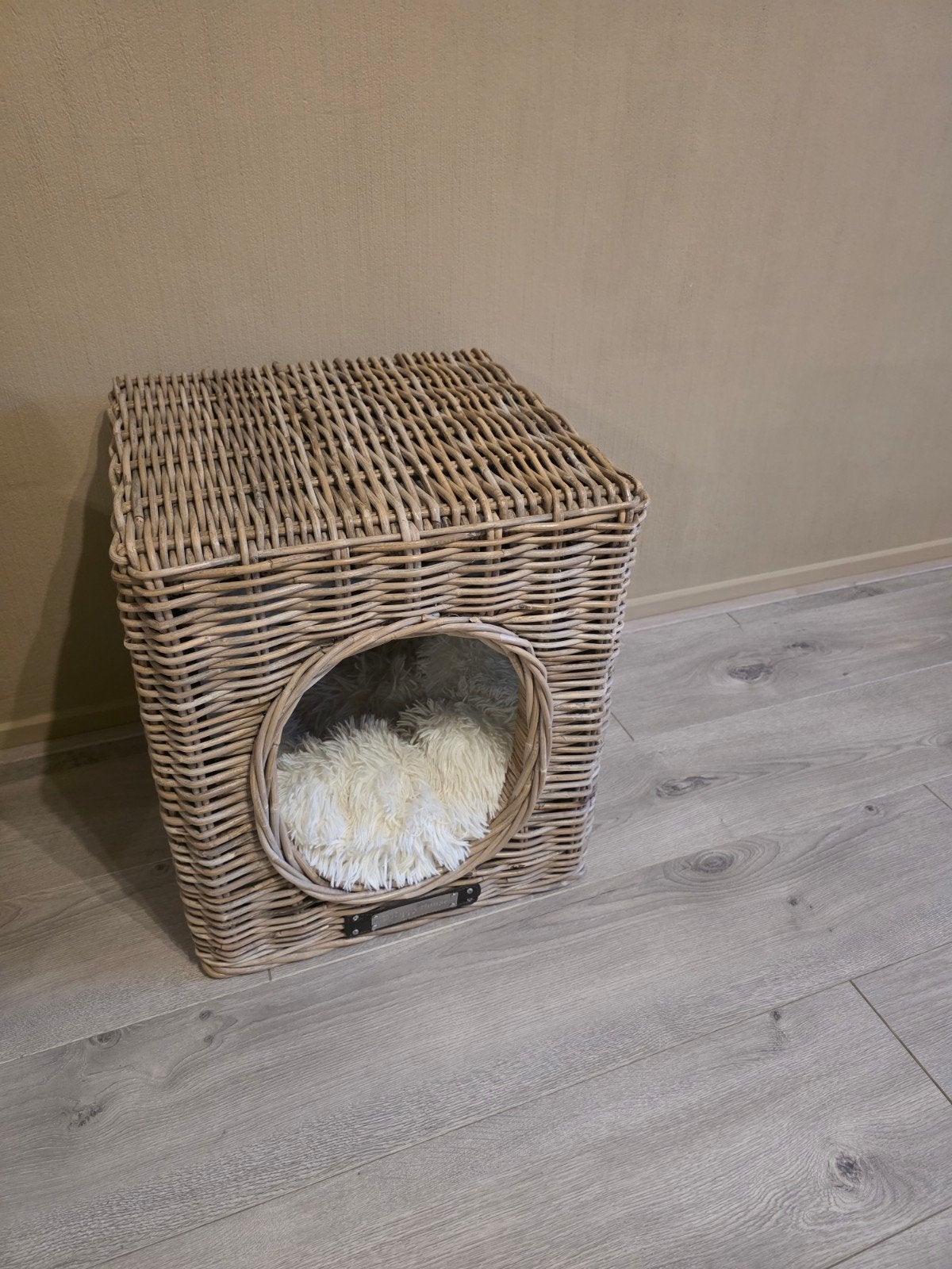 Happyhouse rieten hocker / dierenmand, Dieren en Toebehoren, Ophalen of Verzenden, Riet
