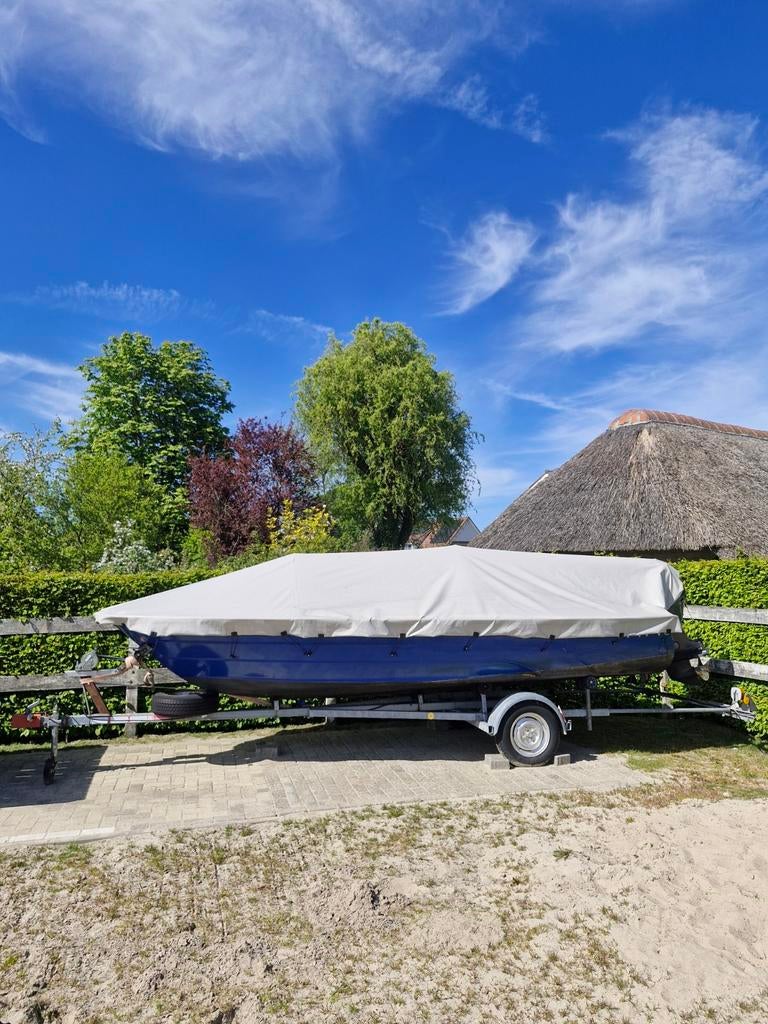 KMv Boot 5.5m met 50 PK Yamaha Buitenboordmotor, Watersport en Boten, Ophalen of Verzenden, Gebruikt