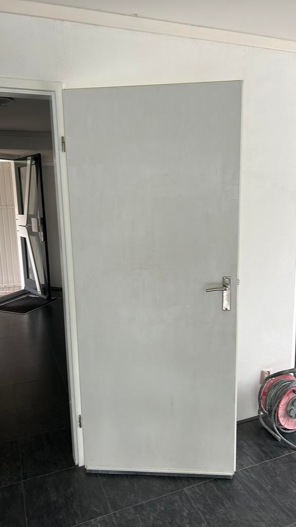 5 x Opdek deur zonder kozij 201.5 x 85 cm, Doe-het-zelf en Verbouw, Deuren en Horren, Ophalen, Zo goed als nieuw, Binnendeur, 200 tot 215 cm
