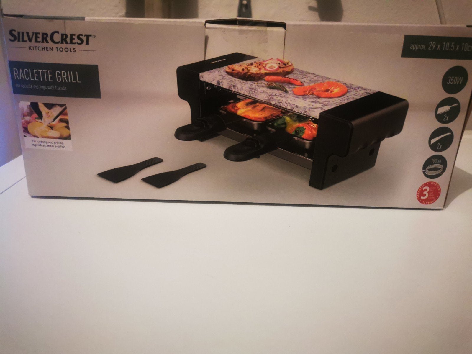 Raclette grill 2 persoons, Witgoed en Apparatuur, Gourmetstellen, Ophalen, Nieuw