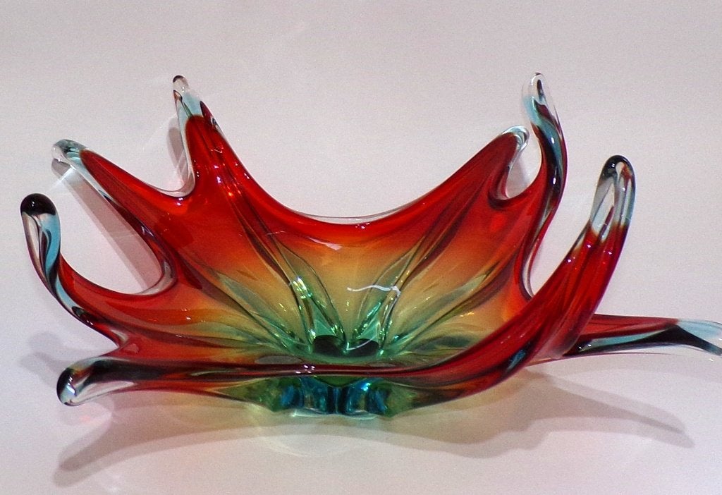 Murano - sommerso schaal, Ophalen of Verzenden