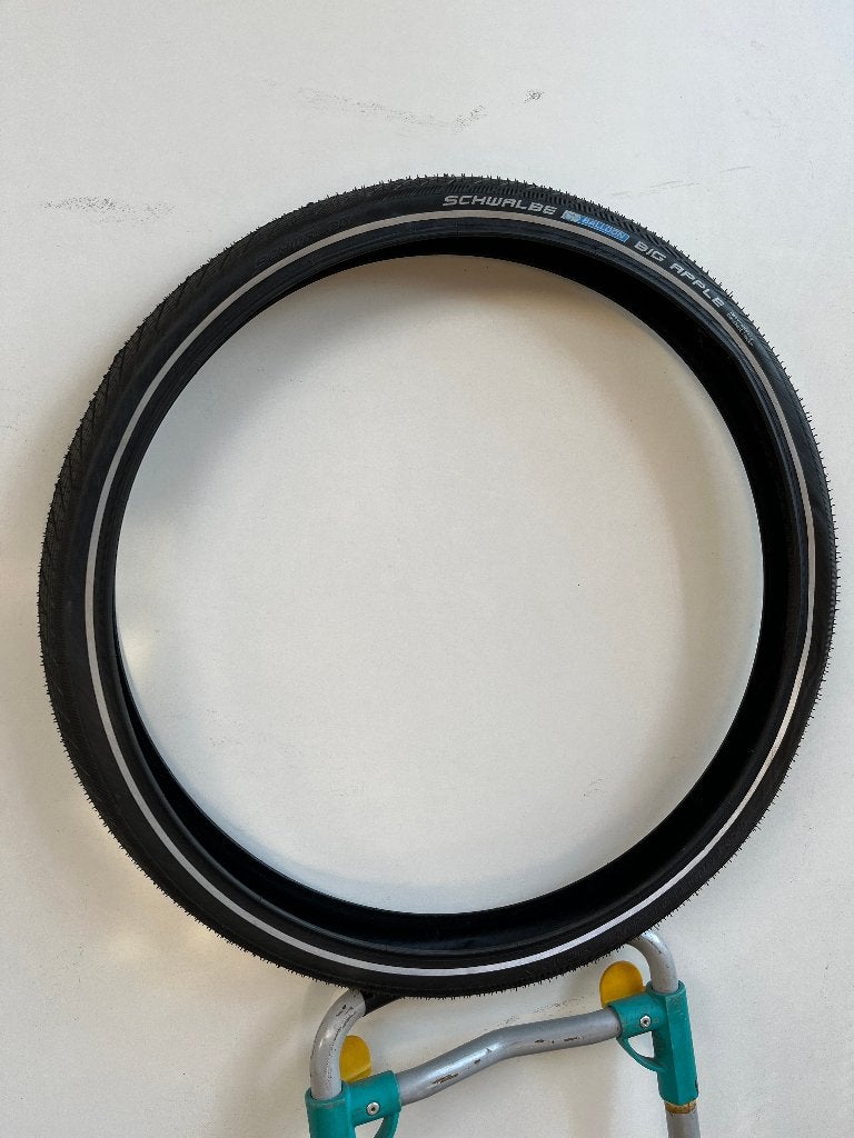 fietsband, Ophalen, Nieuw, Band, Schwalbe