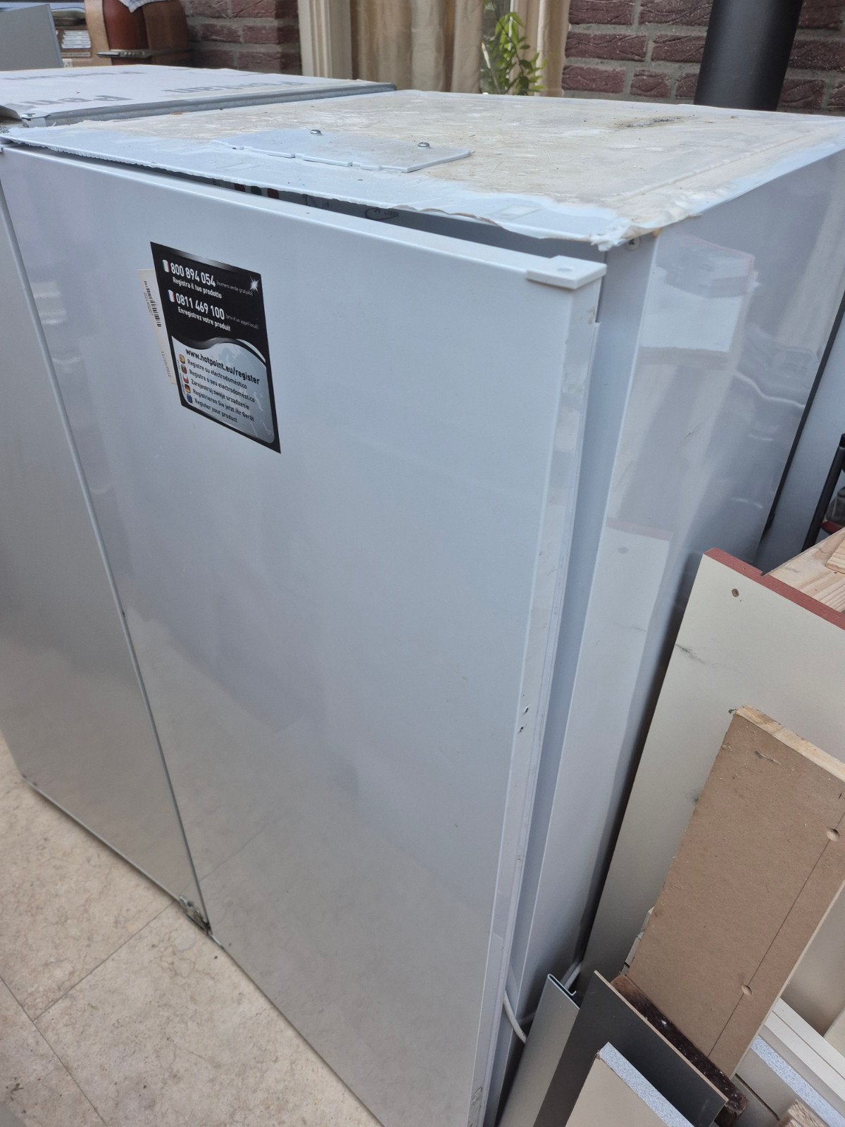 Hotpoint Ariston vriezer, Ophalen, 150 tot 200 liter, Gebruikt, Met aparte vriezer