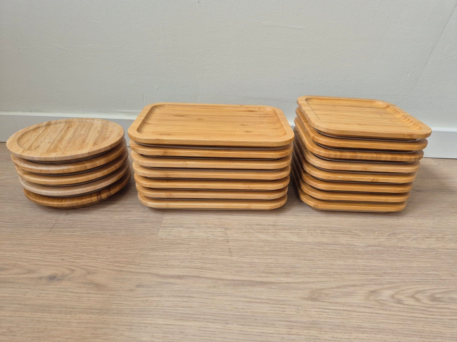 IKEA 365+ Deksel Bamboe Vierkant Rechthoek Rond 20 stuks, IKEA, Ophalen of Verzenden, Voorraadpot, Bruin
