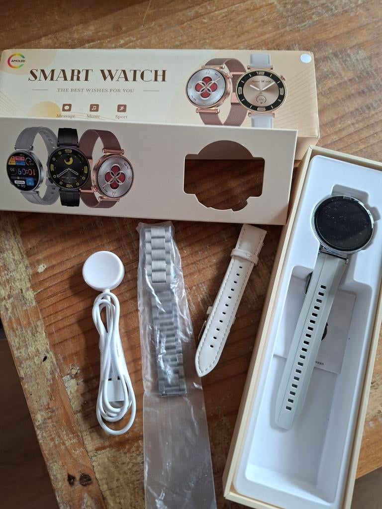 Smartwatch nieuw., Ophalen of Verzenden, Nieuw, Zwart, Android