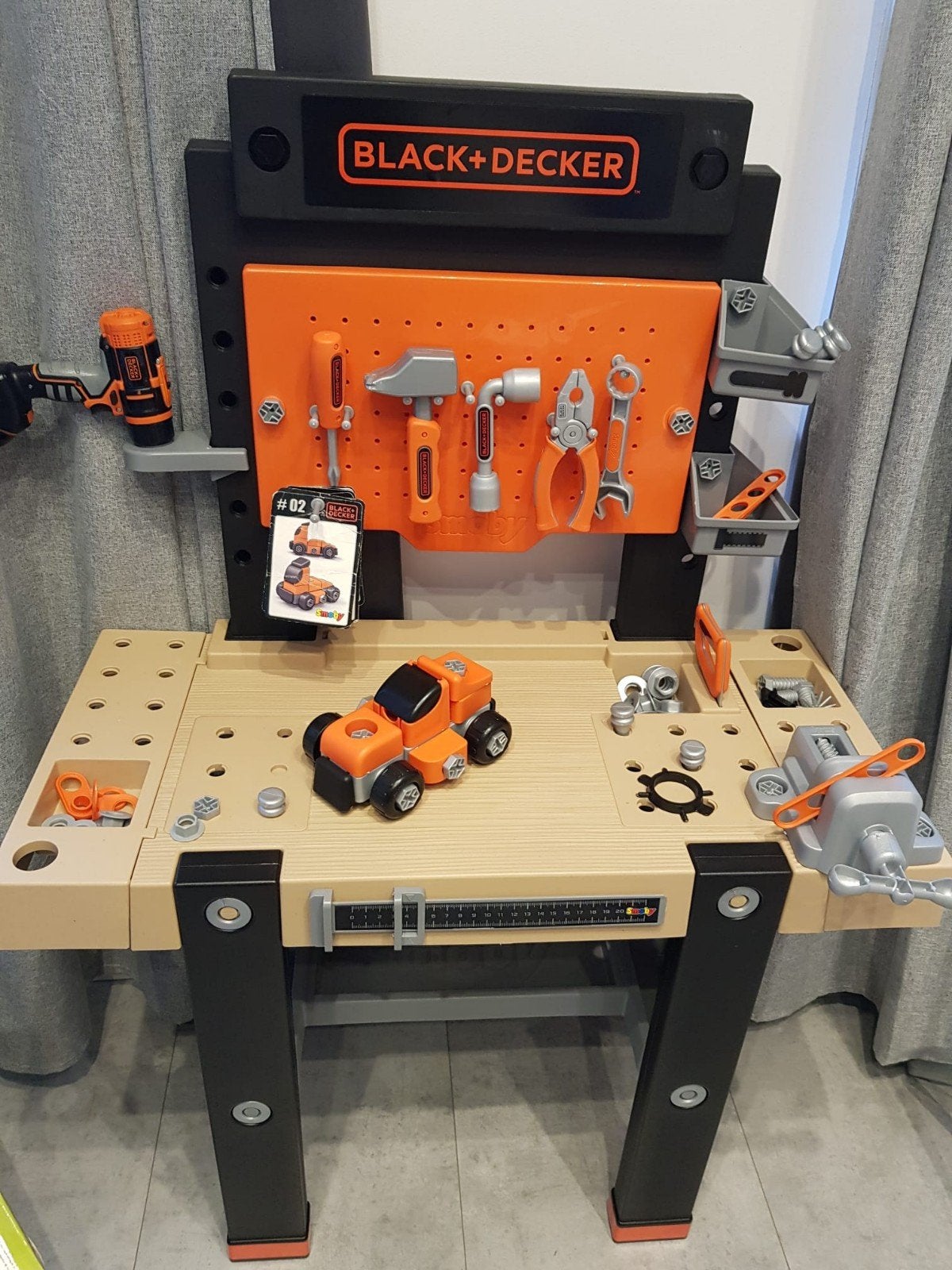 Black+Decker Smoby Bricolo Center Werkbank voor Kinderen