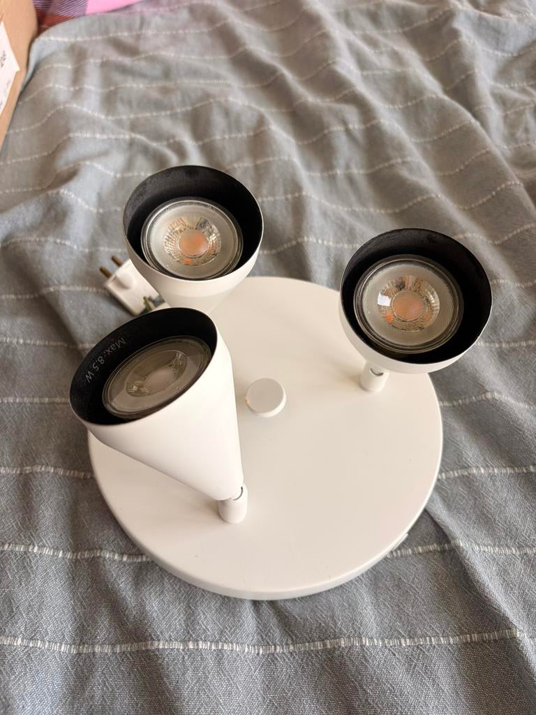 Ikea Nävlinge Spotlight Plafondlamp, Gebruikt, Metaal of Aluminium, Ophalen of Verzenden, Led