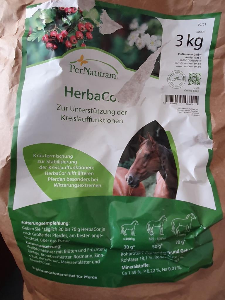 Per Naturam HerbaCor 1700 gr, Ophalen of Verzenden, Nieuw