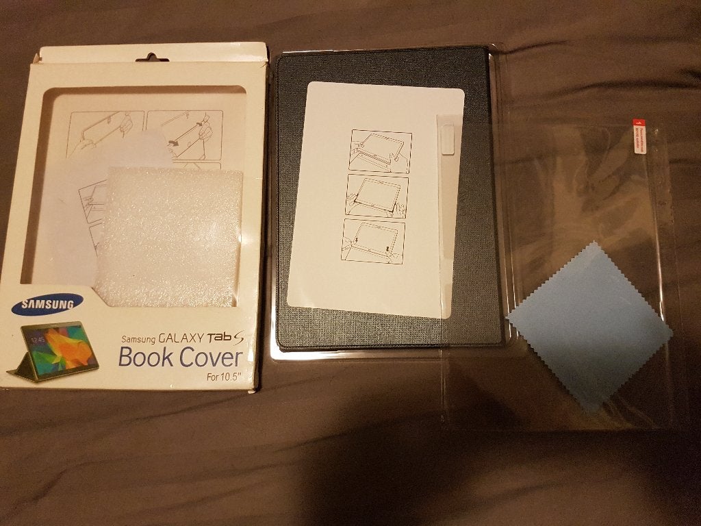 Samsung Tab S tablet, model SM-T800, inclusief hoesje, Computers en Software, Android Tablets, Ophalen, Zo goed als nieuw, 10 inch